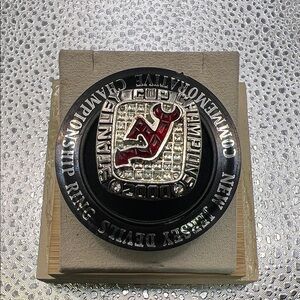 New Jersey Devils Championship Replica Ring Size 10.5